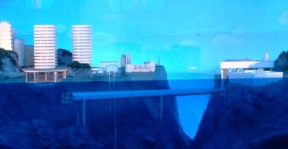海洋開発ジオラマ展示